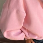 Różowa bluza oversize uszyta przez Malleaa